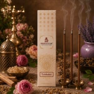 trishakthi triple emotion bambooless dhoop sticks combo 21 sticks