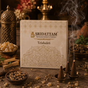 trishakthi triple emotion dhoop cones combo pack of 36